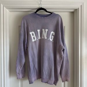 Anine Bing Lavender Sweatshirt
